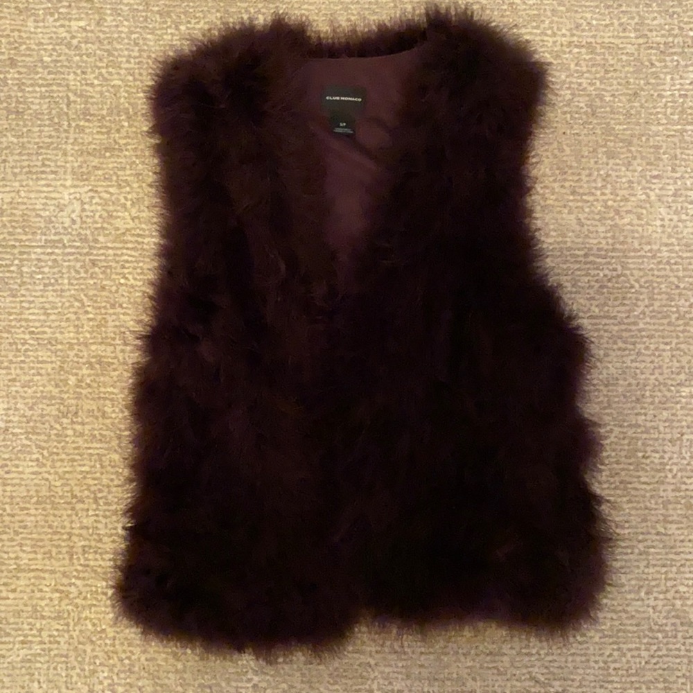 Ostrich Fur Vest